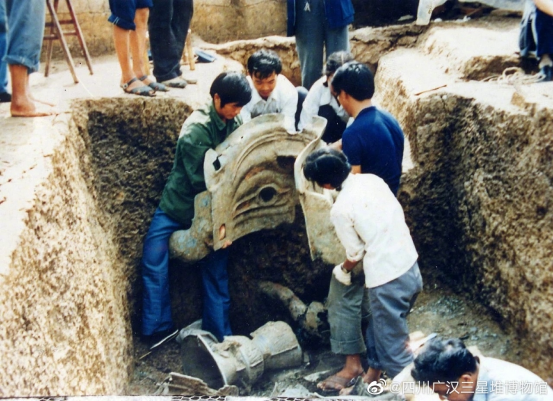 1986年，三星堆一醒惊天下。图据三星堆博物馆